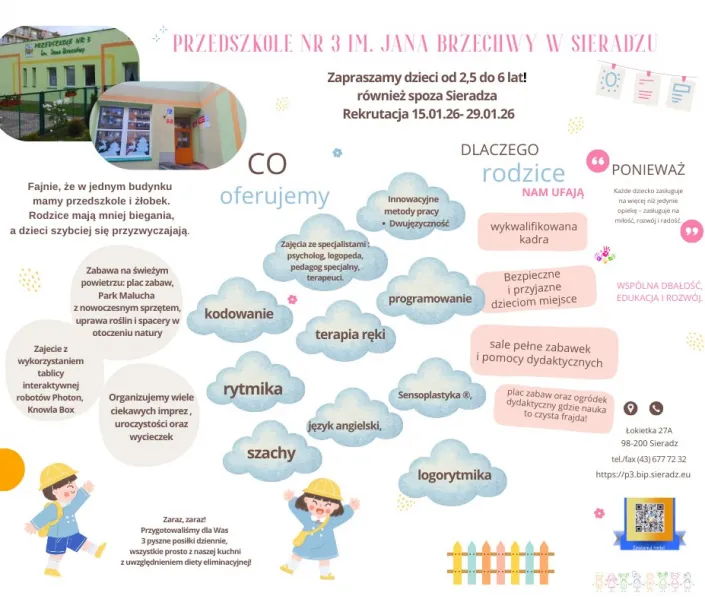 Zapraszamy do naszego Przedszkola
